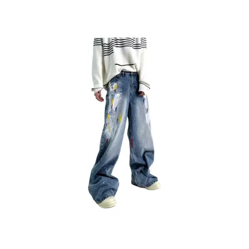 SOCKKEY Синий Унисекс Джинсы