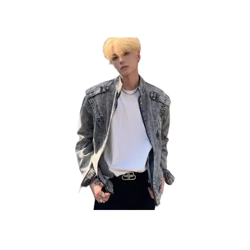 MORii Серый Унисекс Джинсовые Куртки