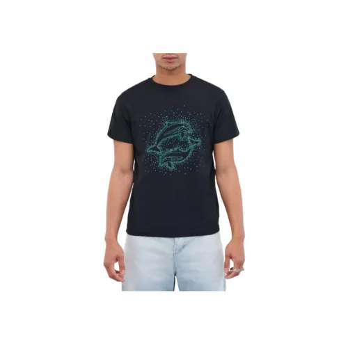 BOTTER совместная черная мужская футболка T-Shirt