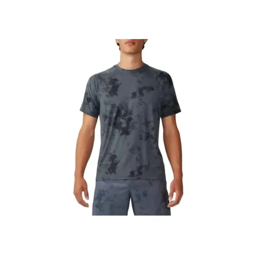 MOUNTAIN HARDWEAR Серый Мужской T-Рубашки