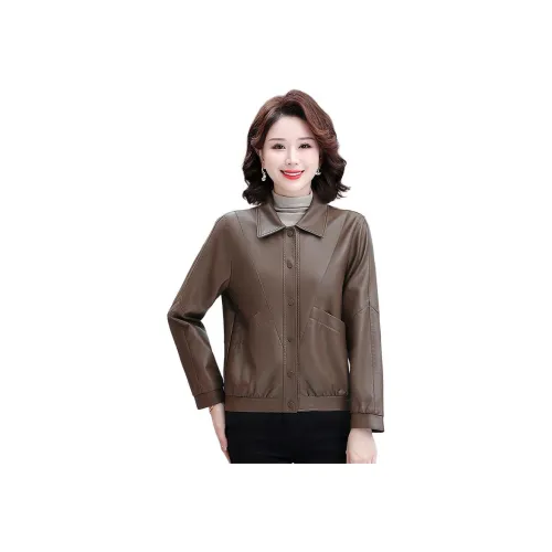 PIERRE CARDIN Кожа Куртка Женская