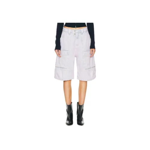 ISABEL MARANT Сиреневые Женские Джинсовые Шорты