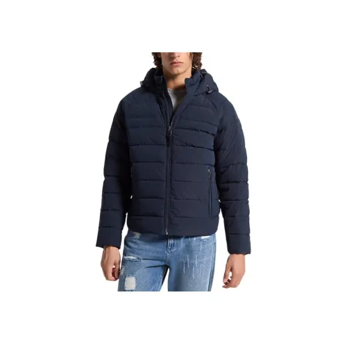 MICHAEL KORS Хлопковый пуховик Мужской Midnight Blue