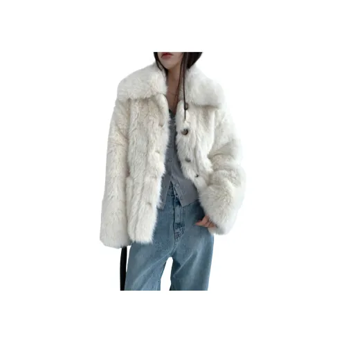 LOWEAR Big Ожерелье-чокер Мех Mustang Куртка Куртки Пальто Женские