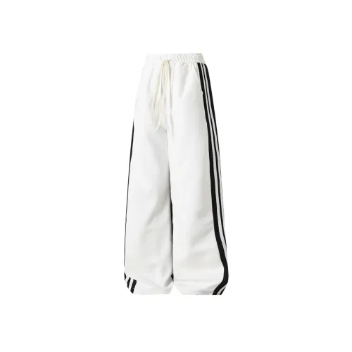 NRXX Черный Белый Унисекс Повседневные Штаны