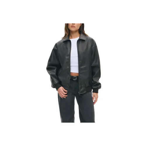 GLASSONS Искусственная кожа Bomber Куртка Женская