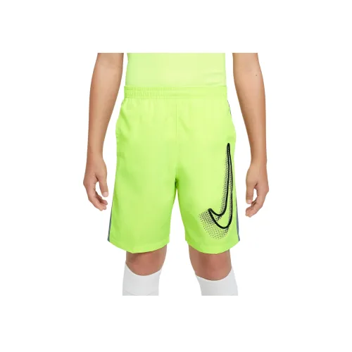 nike Dri Fit ACADEMY 23 Устойчивые материалы Шорты Подростки Неоново-зеленый