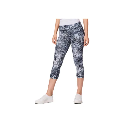 lululemon Wunder Under Спортивные брюки Женские Синие с принтом