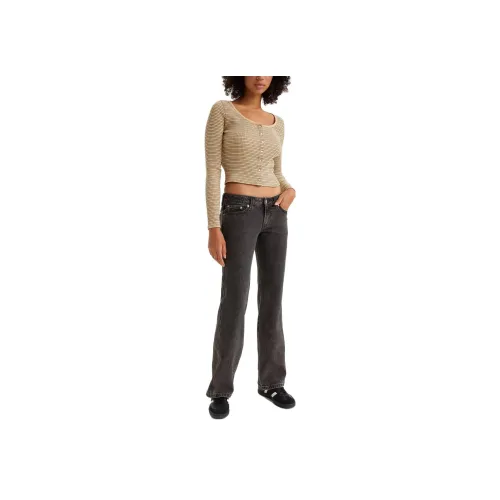 Levis Женские Джинсы Черного Цвета