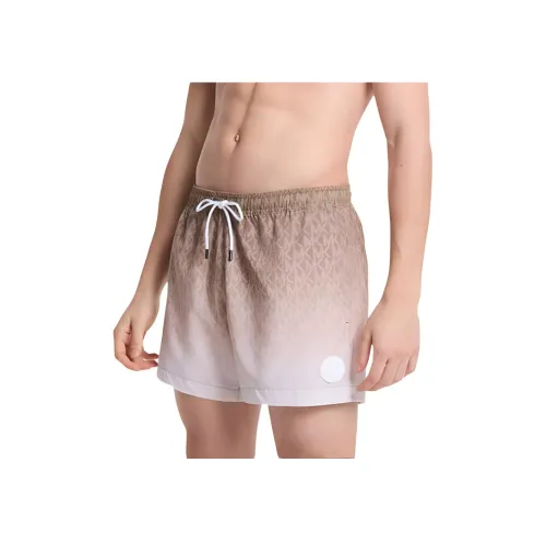 MICHAEL KORS Пляжные шорты Мужские Светлый Умбра