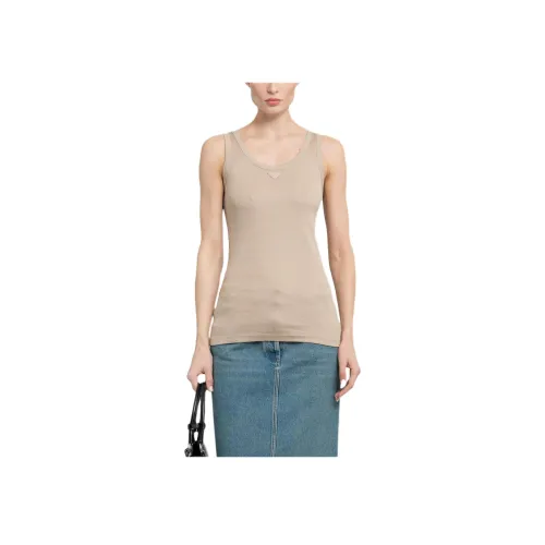 PRADA Бежевые Женские Майки