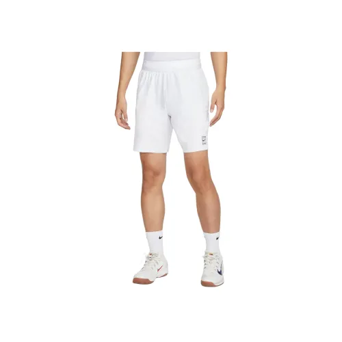 Nike Dri Fit Белый/Черный Мужские спортивные шорты
