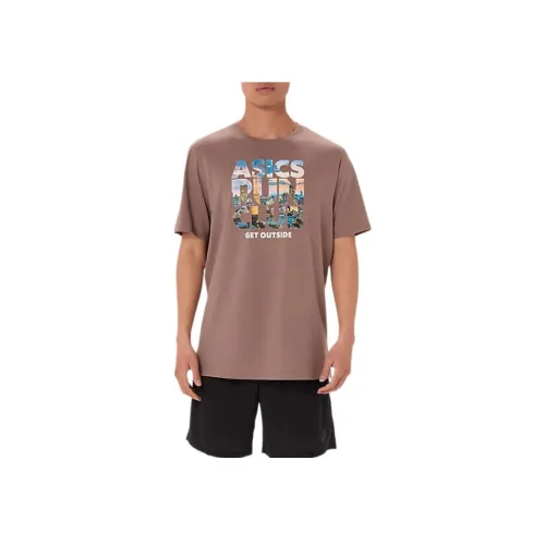 Asics RUN CLUB T-Shirt Мужской Тауповый