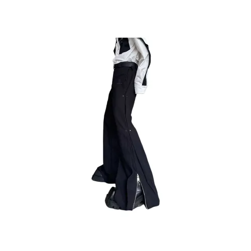 SNEIKLAU Черные Унисекс Костюмные Штаны