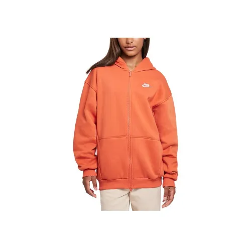 Nike Sportswear Club Куртки Пальто Ancient Кораллово-красный Подростки