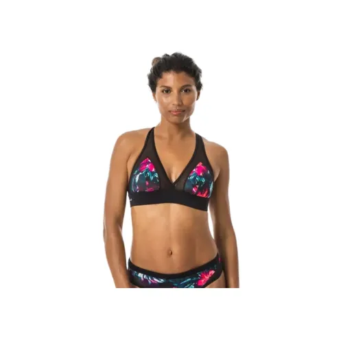 DECATHLON Разделенный купальник женский черный