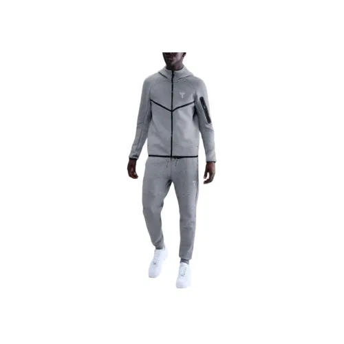 NIKE Серые Унисекс Повседневные Брюки