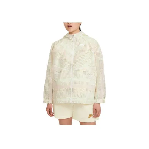 NIKE Sportswear Многоцветный/Белый Женские Куртки