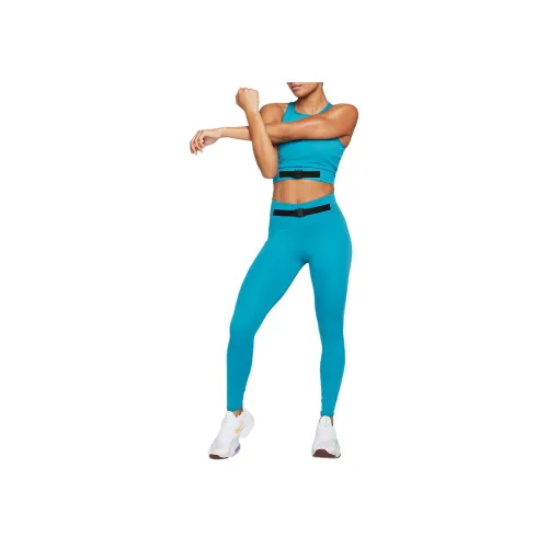 Nike One Luxe Leggings Женские Network Cyan