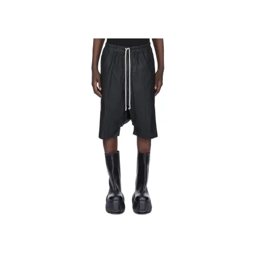 RICK OWENS Черные Мужские Повседневные Шорты