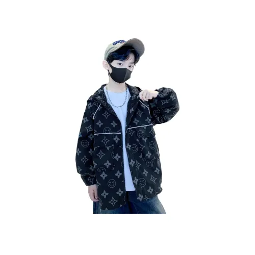 ЮЙЧЖАОЛИНЬ Черная Ветровка для школьного возраста