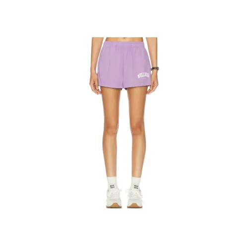 SPORTY RICH Повседневные шорты Женские Фиолетовые