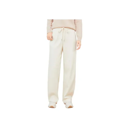 JINJU Повседневные брюки Женские Экрю