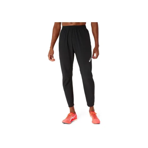 Asics HYBRID STRETCH WOVEN Черные Мужские Вязаные Тренировочные Штаны