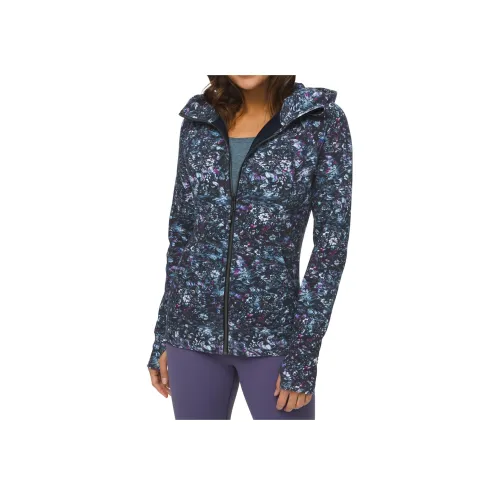 lululemon Scuba Куртки и Пальто Женские Смешанный Цвет Цветочный Узор