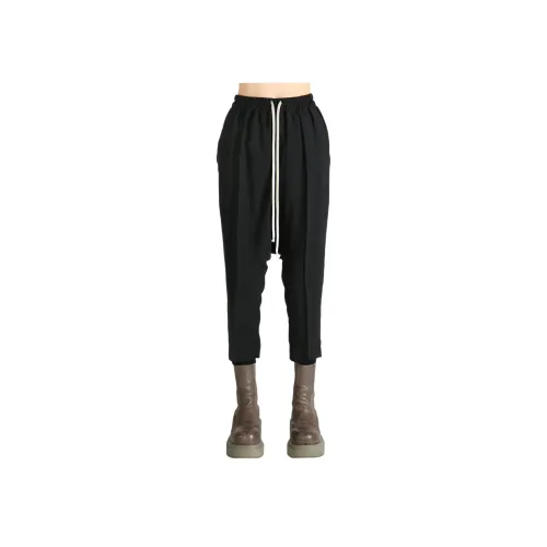 RICK OWENS Черные Женские Повседневные Брюки