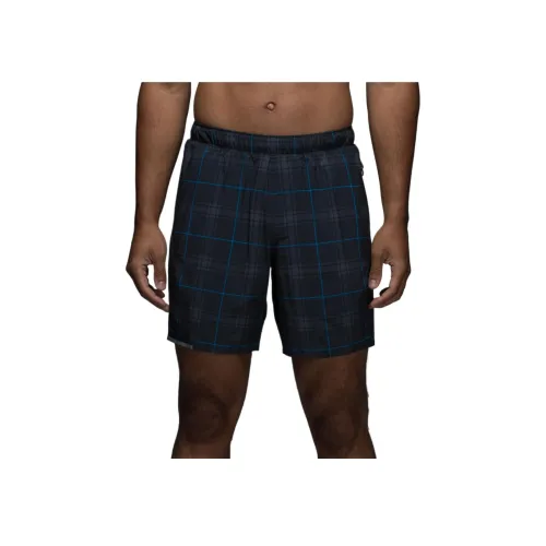 lululemon Волна Спортивные шорты Мужские Синие Клетка