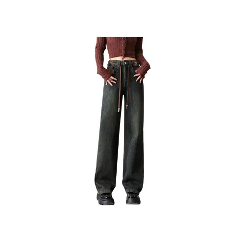 HTHK Бетонно-серый Женские Джинсы