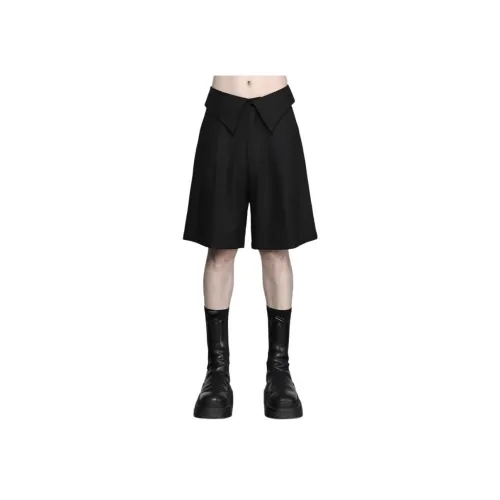 RAYSHOW Повседневные шорты Мужские Черные