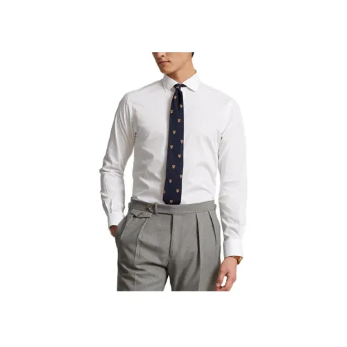 Polo Ralph Lauren Белые Мужские Рубашки