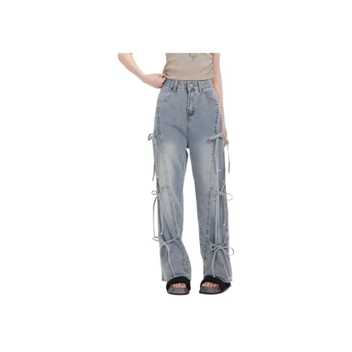 YEARNED Синие Женские Джинсы