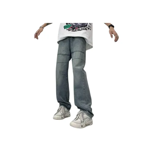 WOKXSS Синие Унисекс Джинсы