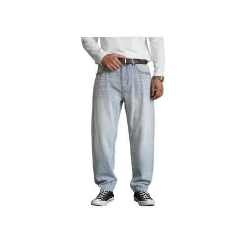 ZHANDASHUAI Blue Unisex Jeans ZHANDASHUAI Синий Унисекс Джинсы