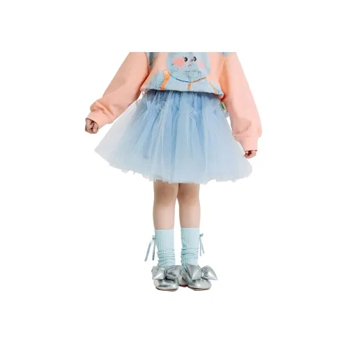 Woobaby Юбка SS25 Нежно-голубой для детей 3-7 лет