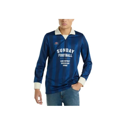 Umbro SS24 Football Рубашка Футбол Джерси Мужской Синий