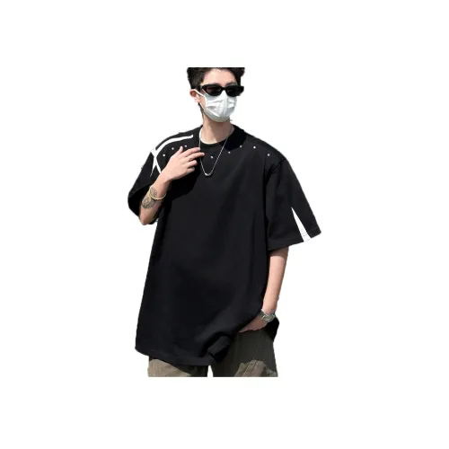 ZUOFEILI Черная унисекс футболка