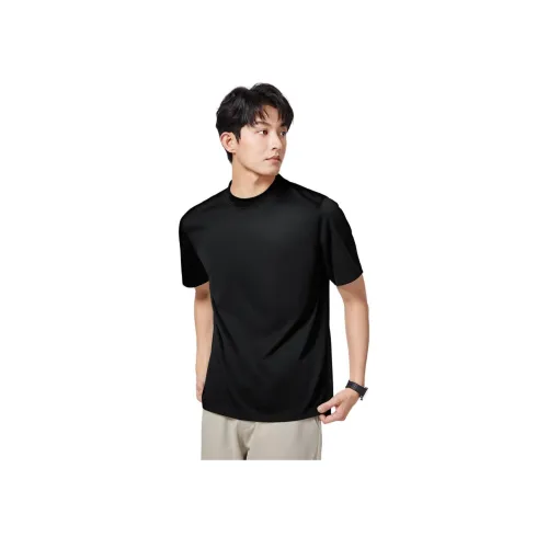 PERDONTOO Короткий рукав T-рубашки High End с высоким воротником Мужской