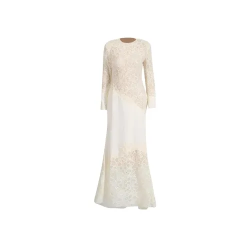 ONE SHALLOW Длинное платье с длинными рукавами женское