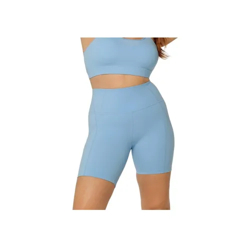 LORNA JANE Голубые шорты для спорта с эффектом чистой воды для женщин