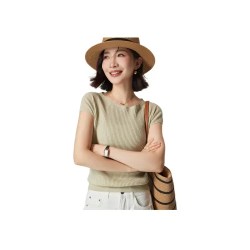 Fog T Shirt Женская Светло-желтая