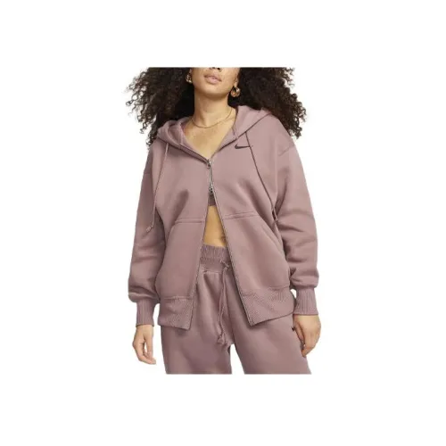 nike Sportswear Phoenix Fleece Толстовка Женская Дымчатый Лиловый