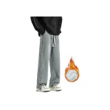 Винтажный синий, утолщенный, с флисовой подкладкой