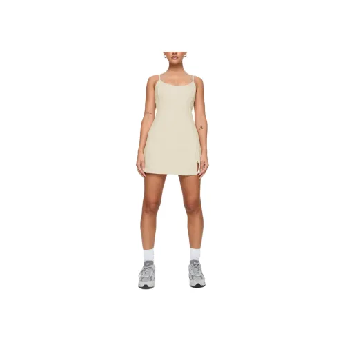PRINCESS POLLY Амбиция Спортивная одежда Мини Платье Slip Платье Женские Латте Латте