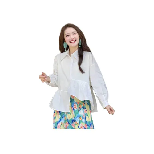 Wbwq Белые Женские Рубашки