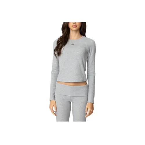 Edikted Sab Вафельная вязка Топ CROP TOP Женский