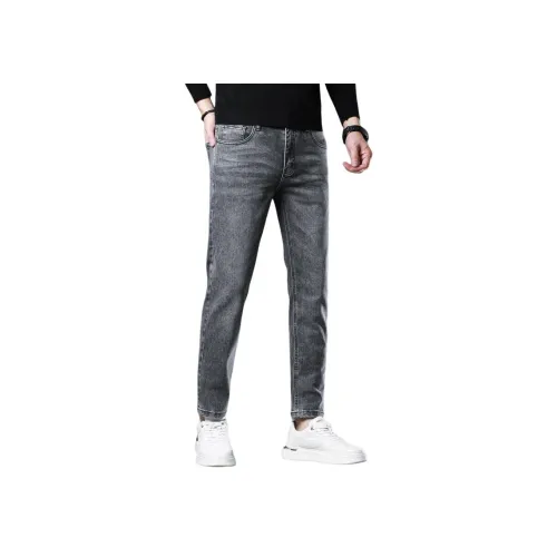 ZENGZHI Джинсы Облегающий крой Прямой крой Унисекс